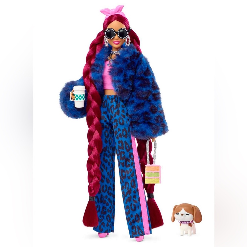 Barbie Extra Doll with Pet Puppy 🐶💙💖